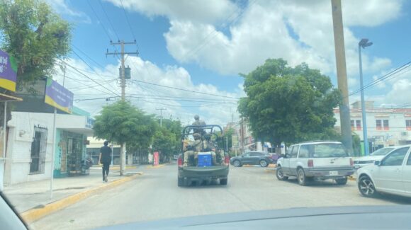 Reportan fuerte operativo del Ejército Mexicano en distintos sectores de Guasave, Sinaloa
