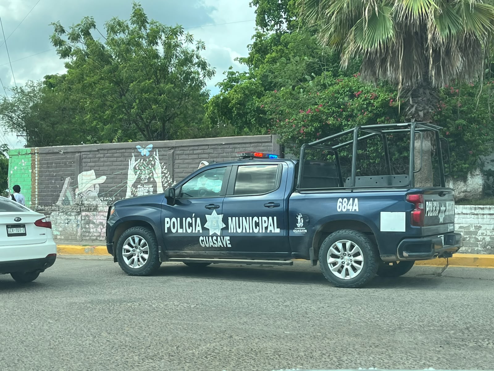 Patrulla de la Policía Municipal de Guasave
