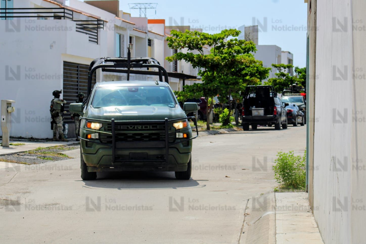 Fuerte despliegue de seguridad en fraccionamiento Portomolino en Mazatlán