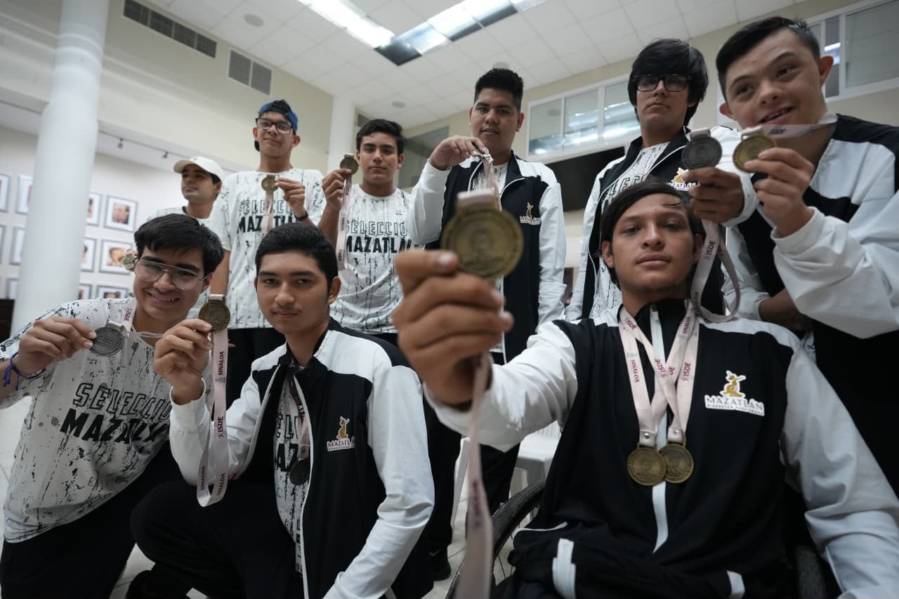 Paratletas de Mazatlán regresan con cosecha histórica de medallas en etapa estatal de Paralimpiada Nacional Conade
