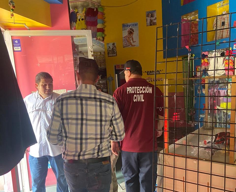 PC Ahome realiza inspección de la Plaza Fiesta Las Palmas en Los Mochis