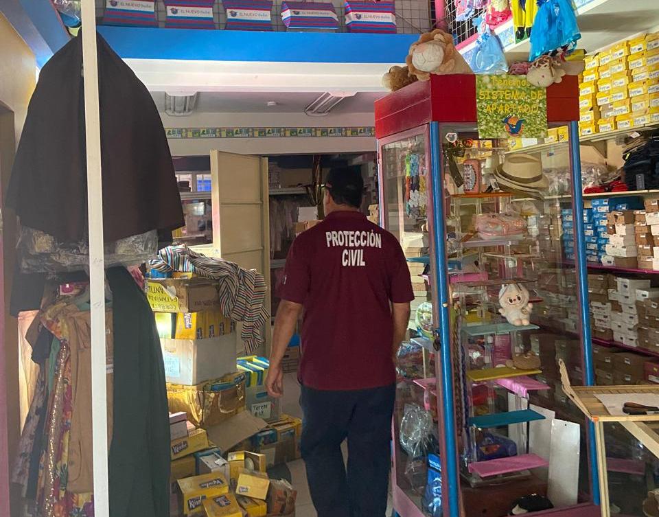 PC Ahome realiza inspección de la Plaza Fiesta Las Palmas en Los Mochis