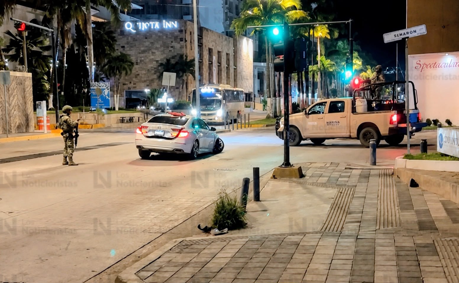 Persecución en Zona Dorada de Mazatlán