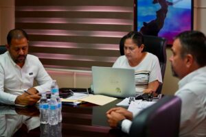 Minerva Osuna sostiene reunión virtual con la Conagua