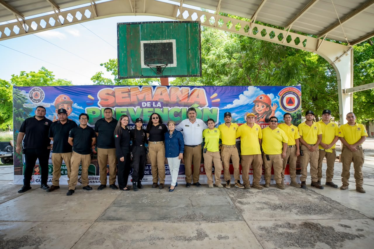Semana de la Prevención promueve el autocuidado entre niñas y niños de El Burrión, Guasave,Sinaloa