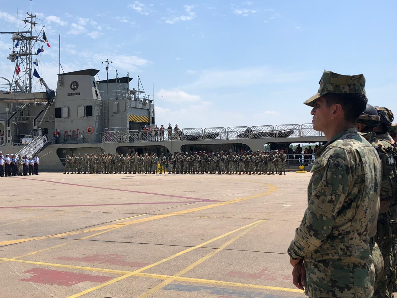 Mazatlán activa protocolo ante tsunami con 326 elementos navales