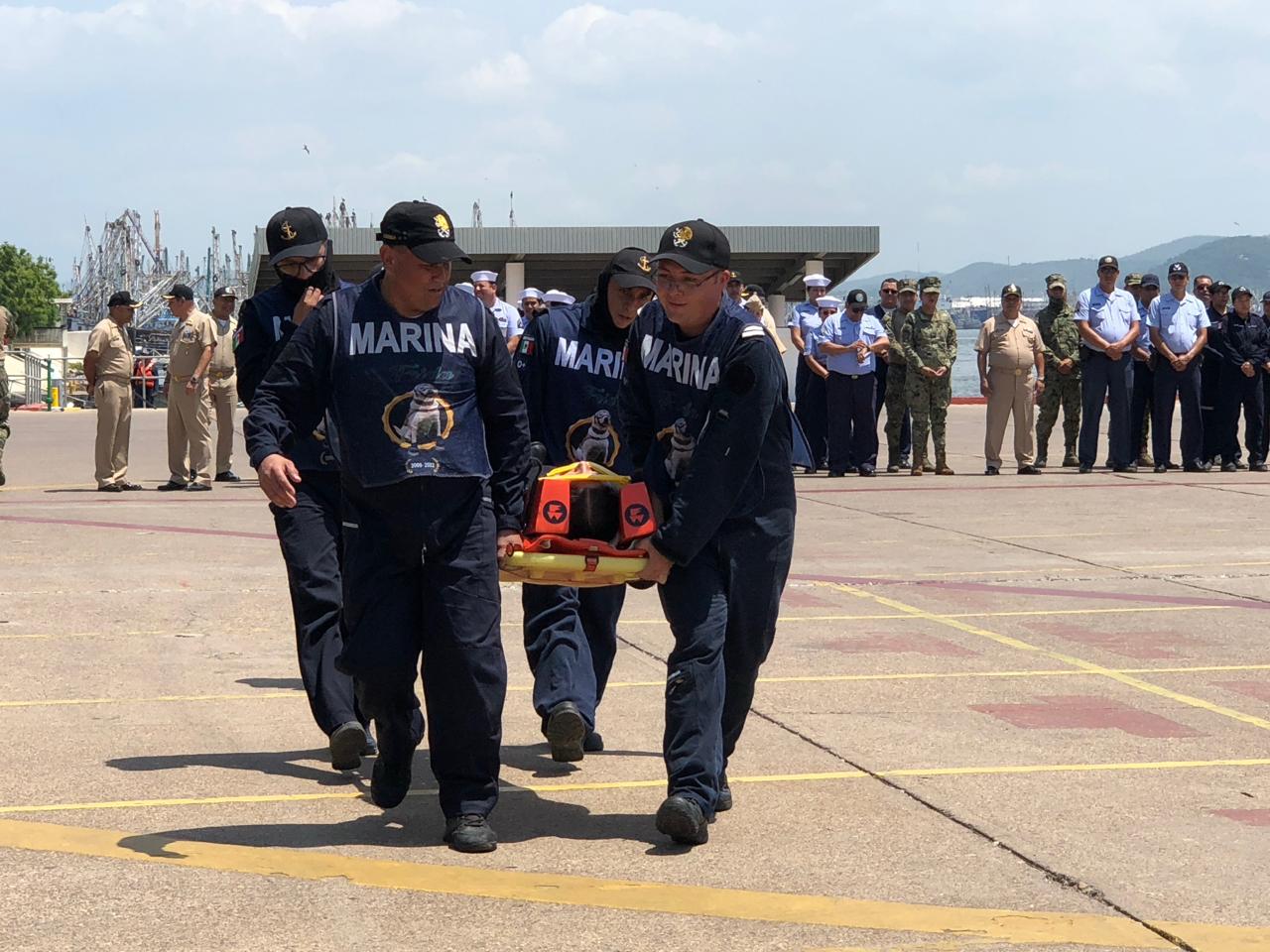 Mazatlán activa protocolo ante tsunami con 326 elementos navales