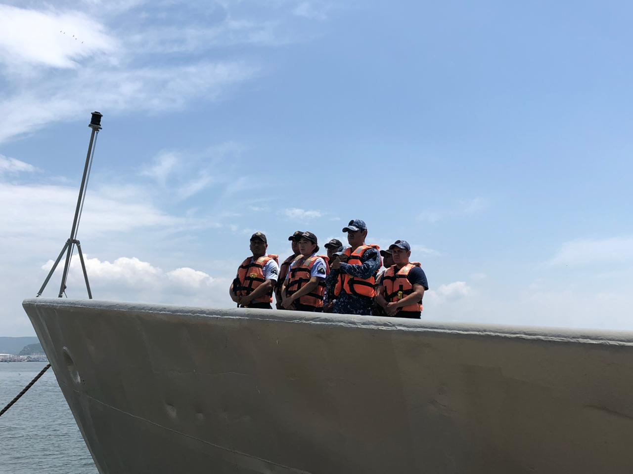 Mazatlán activa protocolo ante tsunami con 326 elementos navales