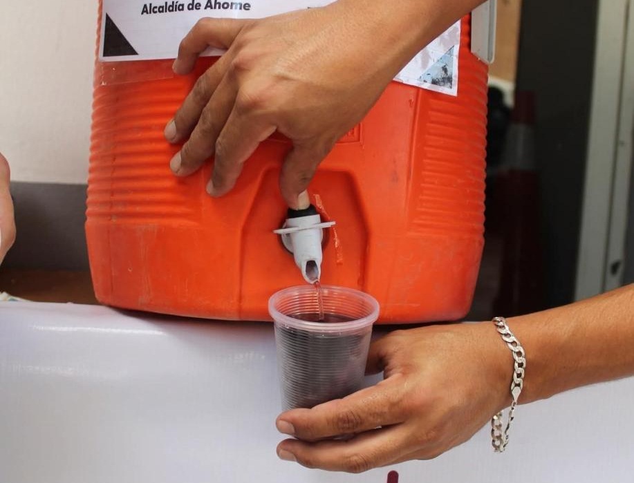 Puntos de hidratación en Los Mochis