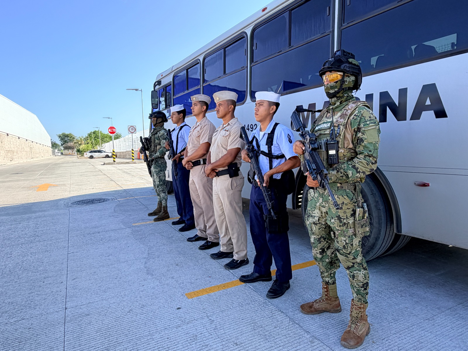 Recorridos de vigilancia de la Semar en Mazatlán