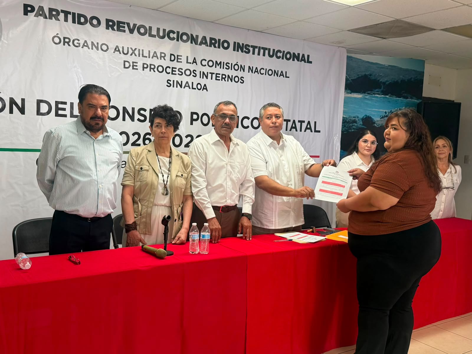 Jornada de registro de planillas para el Consejo Político Estatal del PRI Sinaloa 2026-29