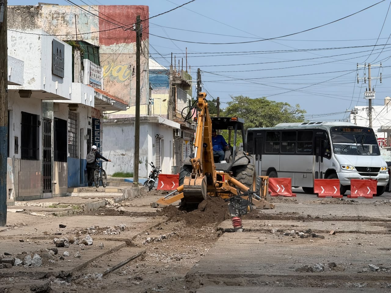 Reposición de pavimento hidráulico en Mazatlán
