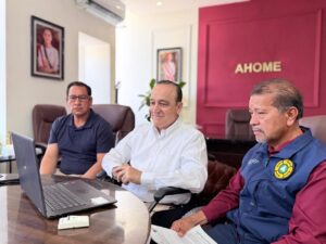 Suman esfuerzos Ayuntamiento de Ahome y Conagua para desazolve del Dren Juárez