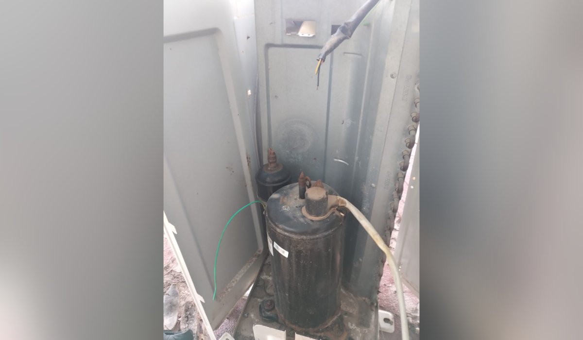 Roban cableado eléctrico en primaria del ejido La Florida, Ahome