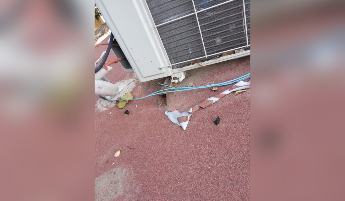 Roban cableado eléctrico en primaria del ejido La Florida, Ahome