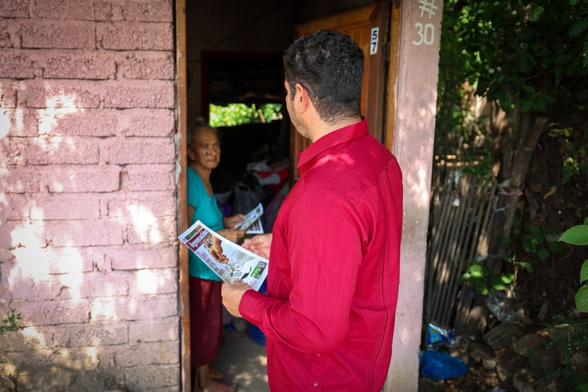 Rodolfo Valenzuela en recorrido por Escuinapa