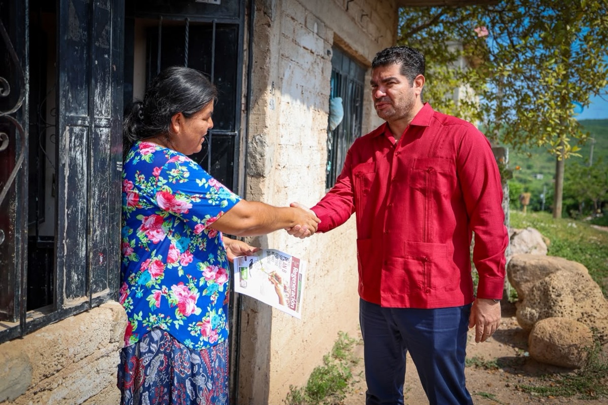 Rodolfo Valenzuela en recorrido por Escuinapa