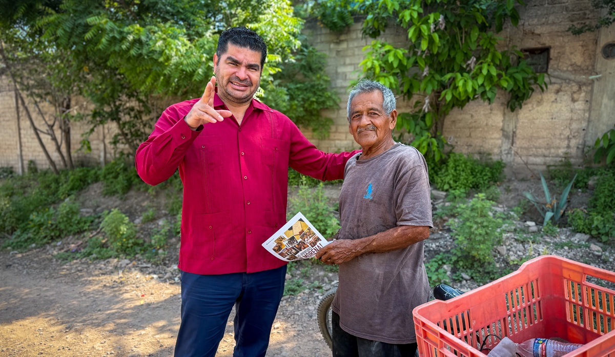 Rodolfo Valenzuela en recorrido por Escuinapa