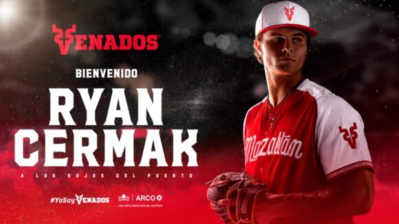 Los Venados de Mazatlán anuncian a Ryan Cermak como nuevo refuerzo extranjero