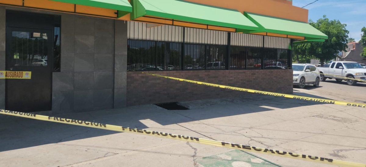 socavon en negocio de pollos en guasave