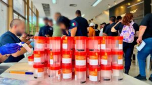 someten a antidoping a elementos de la direccion de seguridad ciudadana y movilidad sustentable prueba