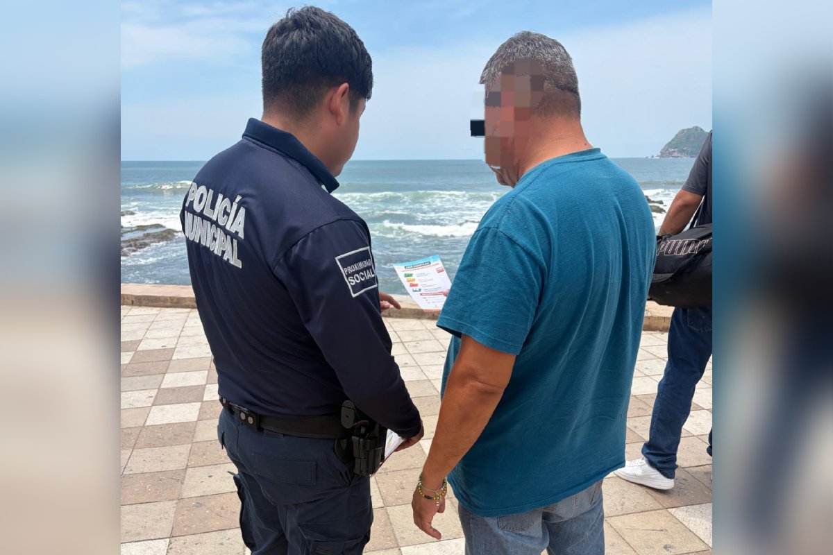 Secretaría de Seguridad Pública Municipal reforzó la cultura de prevención en las playas de Mazatlán
