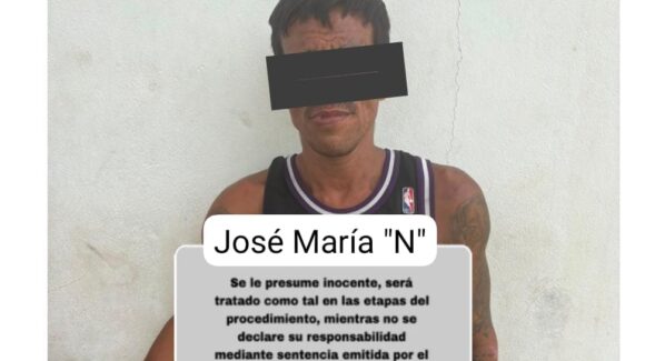 Detienen a sujeto de la Francisco Villa con presunta metanfetamina en Mazatlán, Sinaloa
