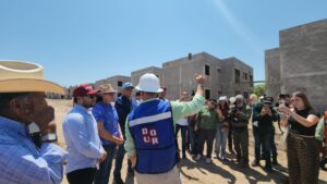 supervisa gobernadora de sinaloa viviendas del bienestar en el fuerte