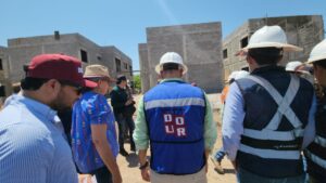 supervisa gobernadora de sinaloa viviendas del bienestar en el fuerte lugar