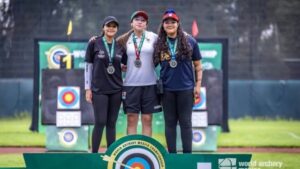 talento de las aguilas uas sube al podio en el mundial de tiro con arco
