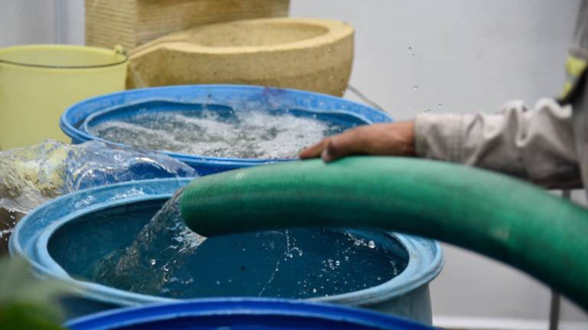 tandeo de agua en escuinapa
