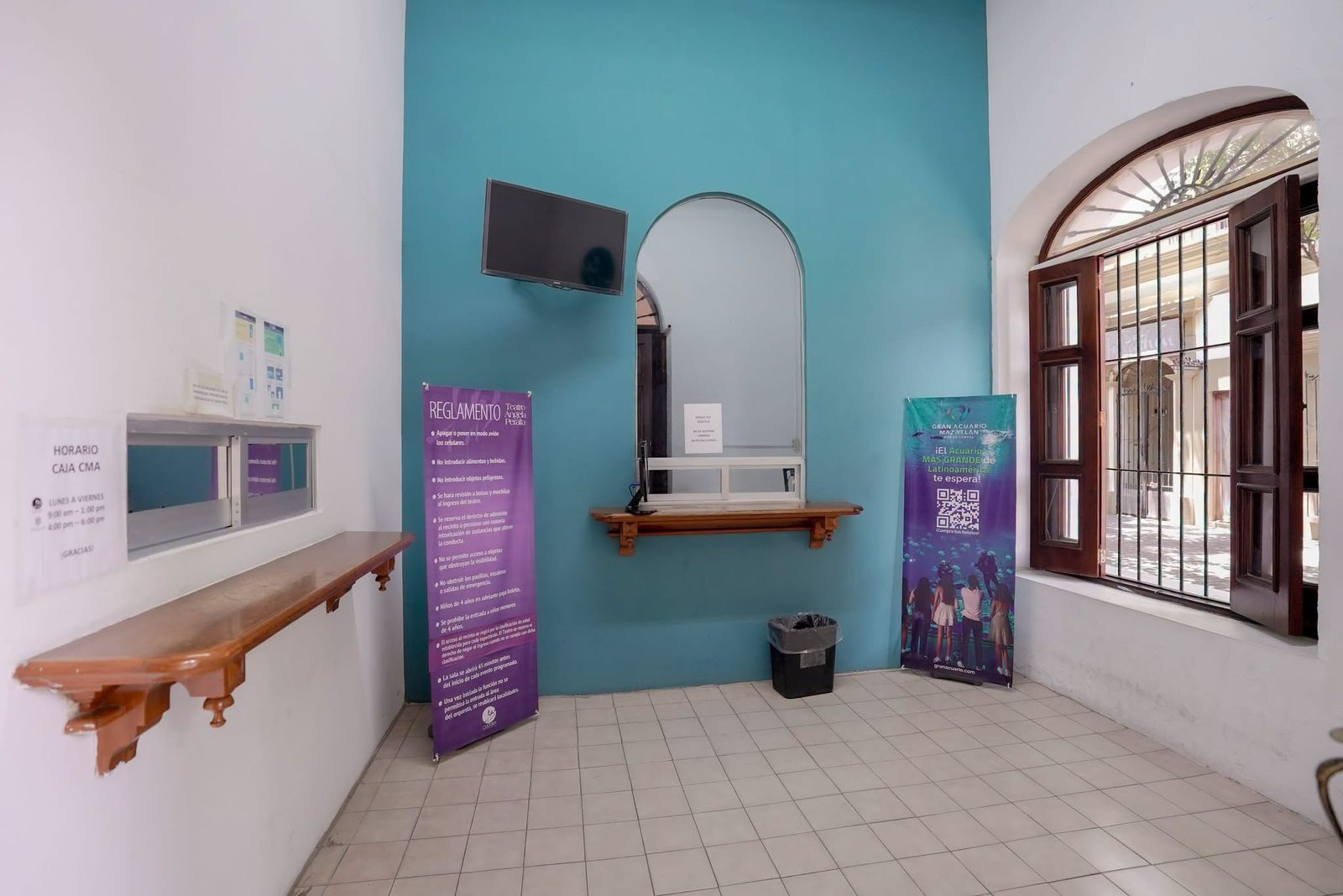 taquilla del Teatro Ángela Peralta