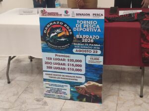 Anuncian 2do Torneo de Pesca Deportiva “Barrazo 2026