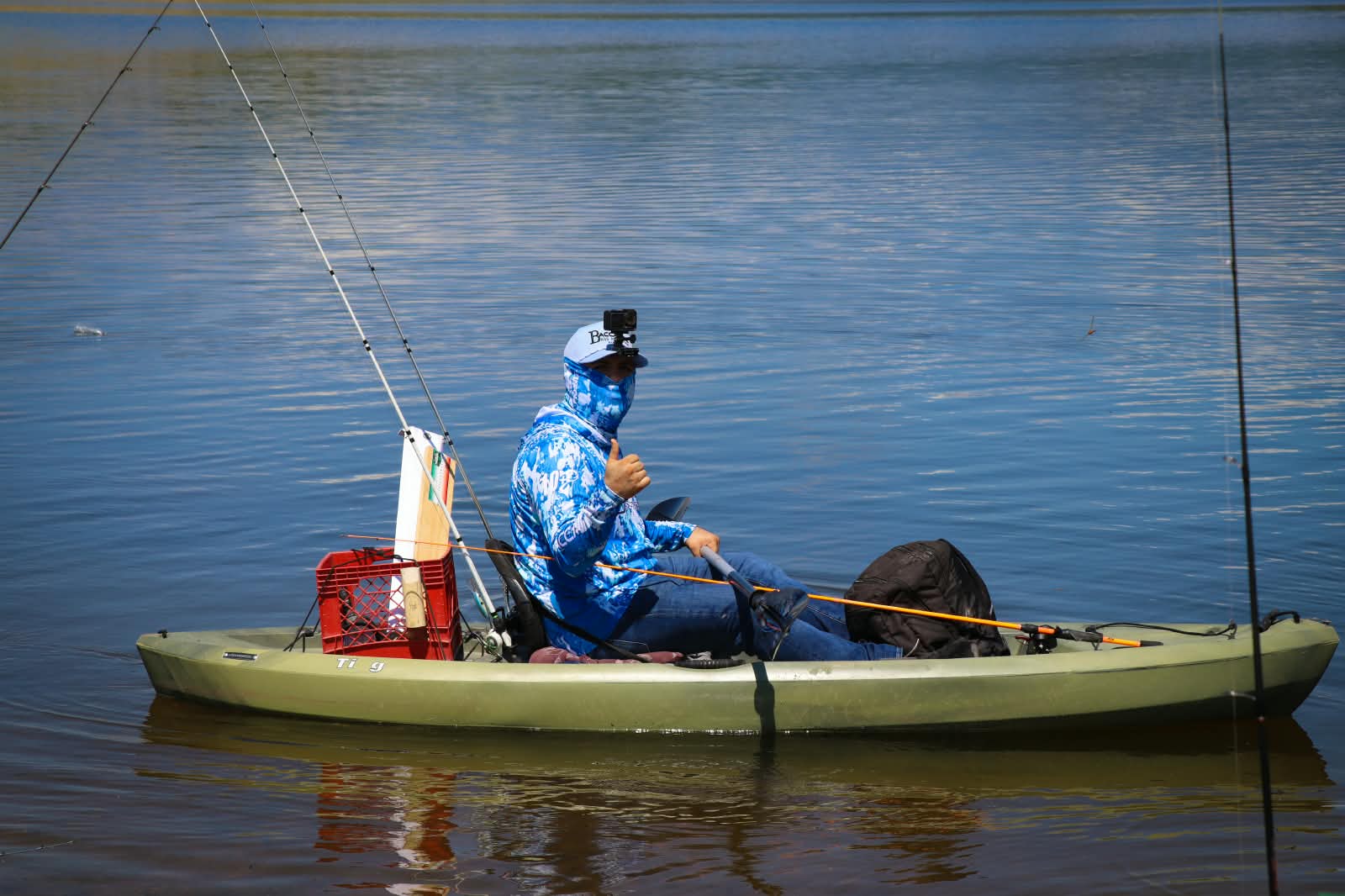 Torneo de pesca deportiva en la presa Bacurato, en Guasave