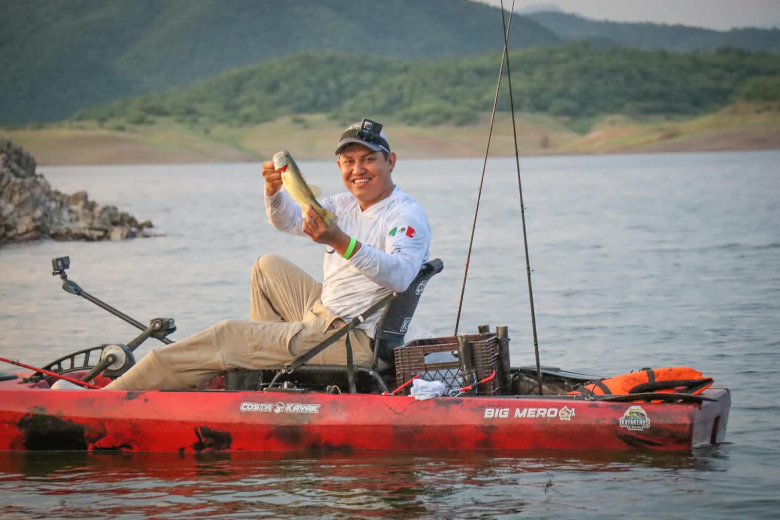 Torneo de pesca deportiva en la presa Bacurato, en Guasave