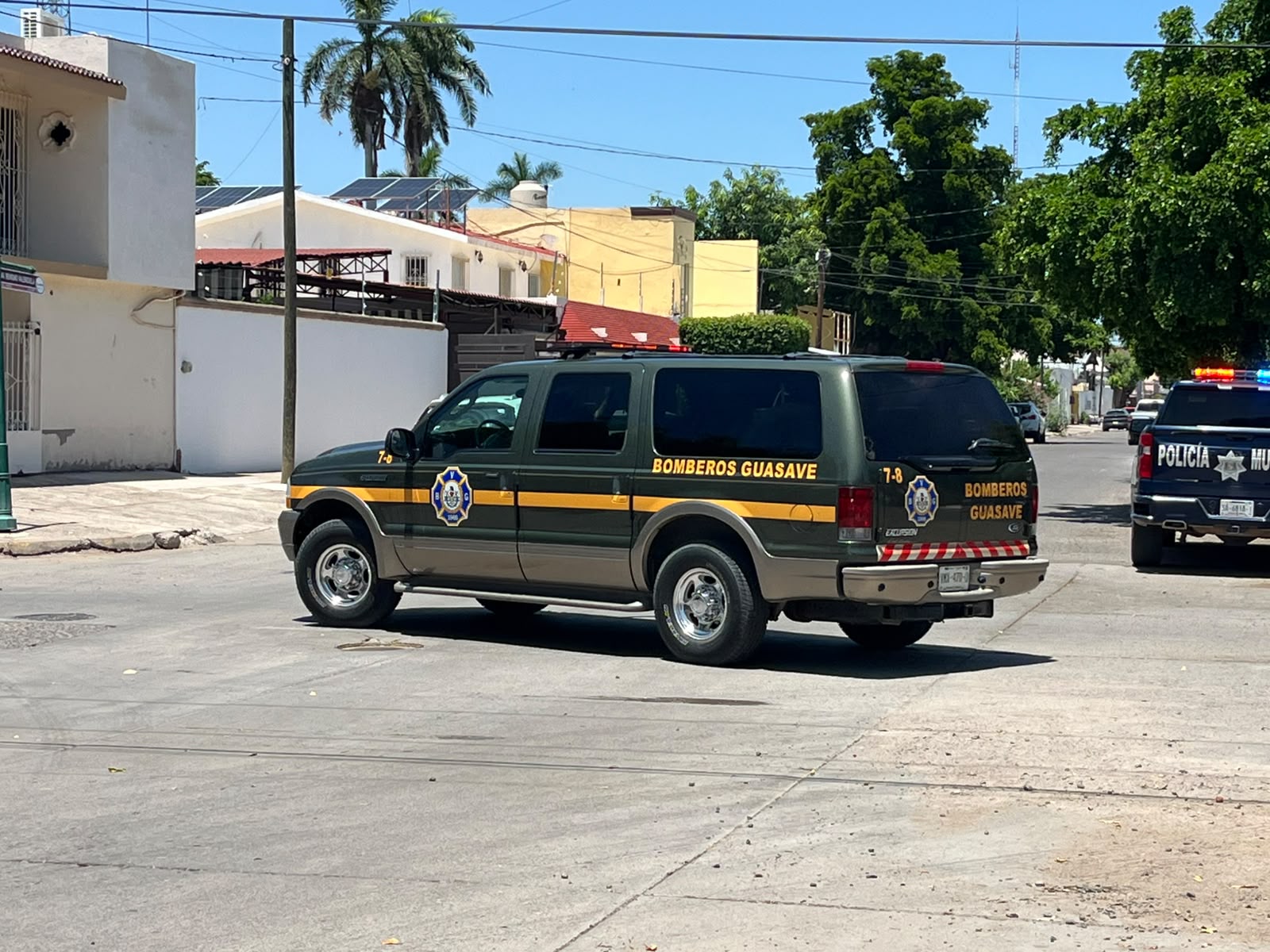 Trabajador sufre descarga eléctica en Guasave
