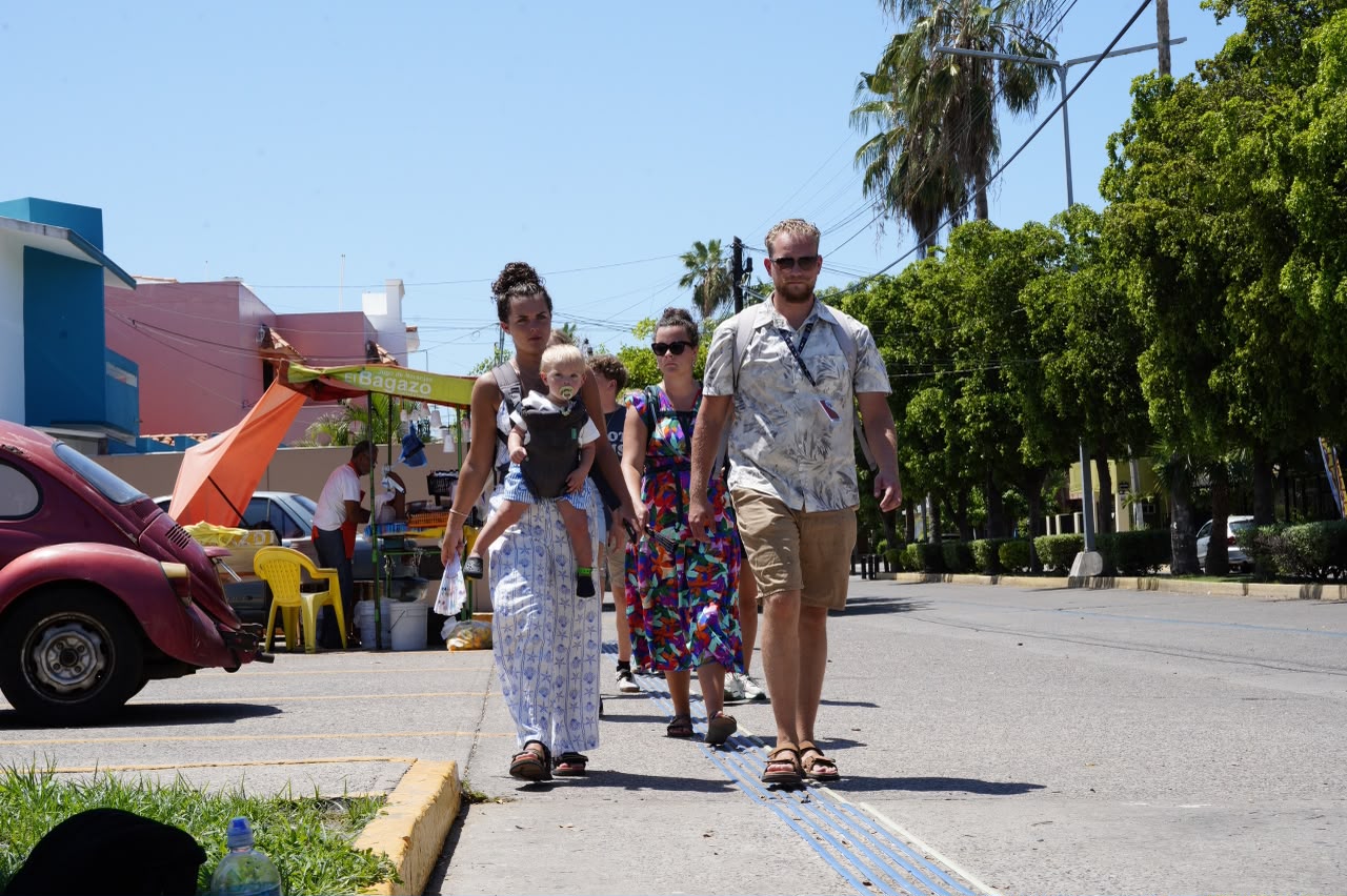 Turistas en Mazatlán