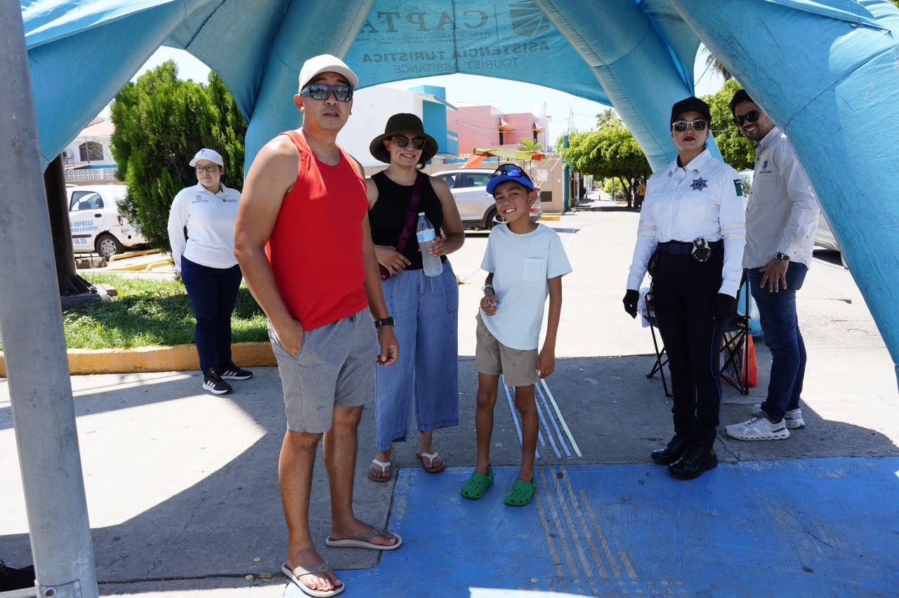 Turistas en Mazatlán