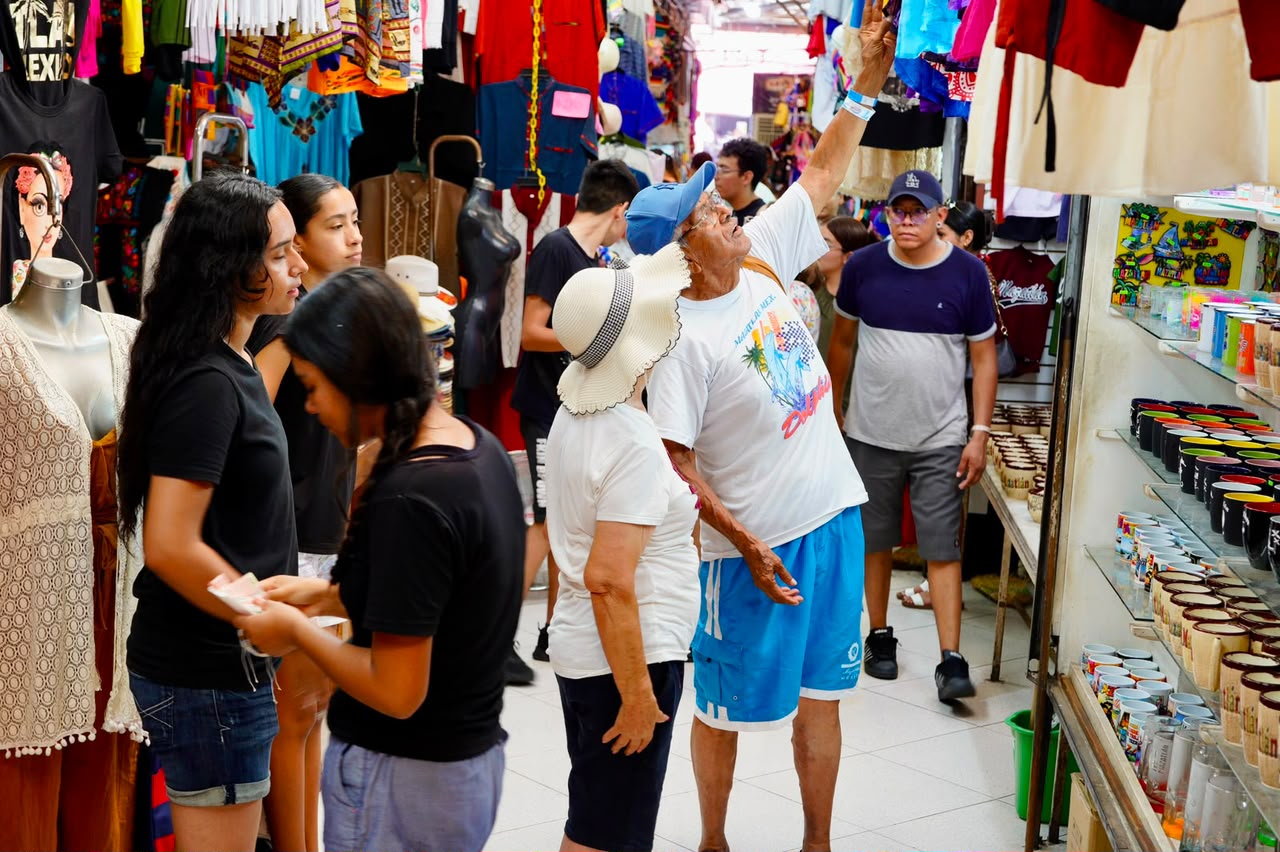 Turistas en Mazatlán