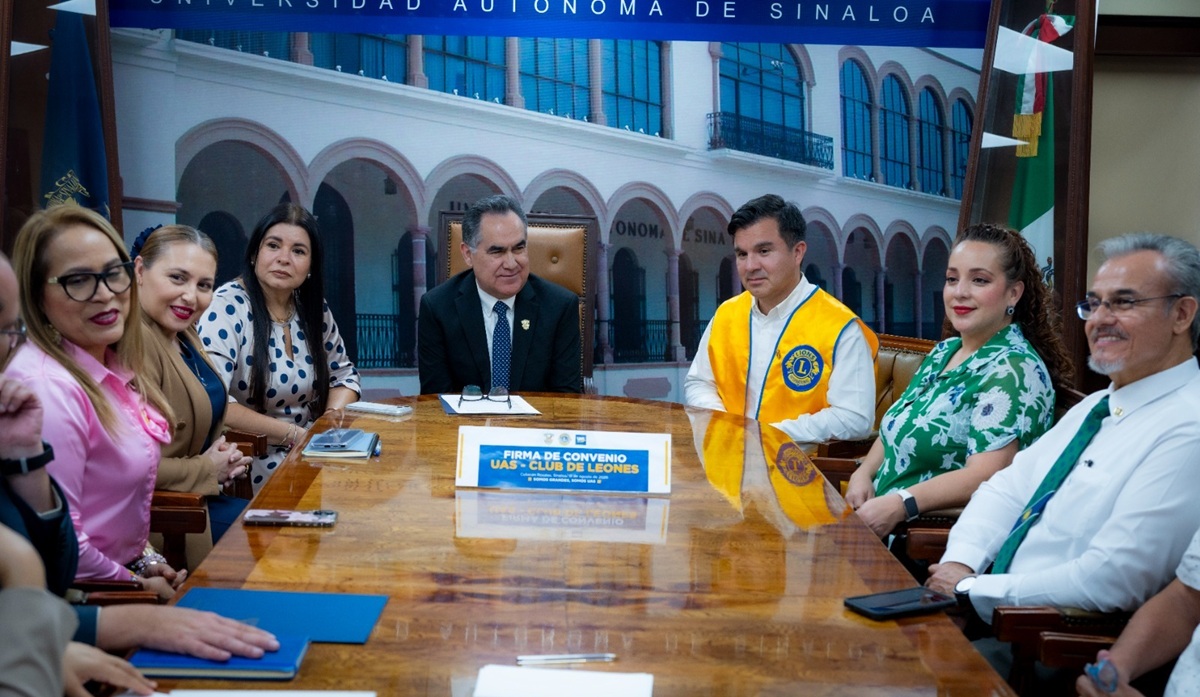 UAS y Club de Leones Culiacán Rosales AC firman convenio de colaboración