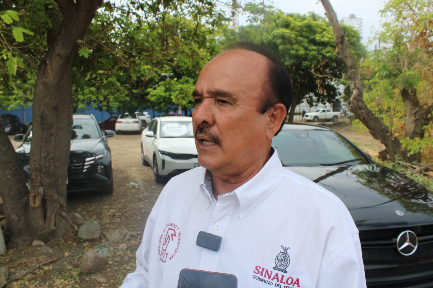 Delegado de Vialidad y Transporte en Mazatlán, Juan de Dios Mendoza López