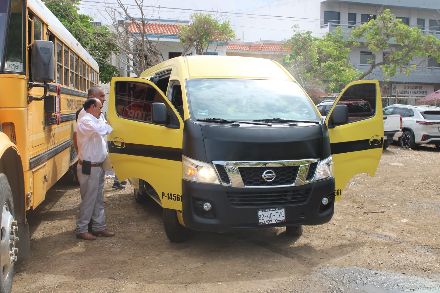 Unidades de transporte escolar en Mazatlán
