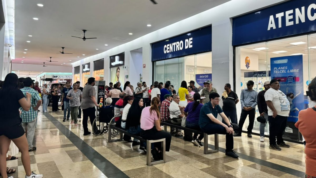 usuarios abarrotan centros de atencion en culiacan tras suspension de lineas lugar
