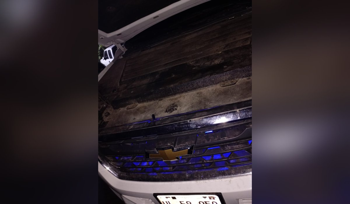 Vehículo asegurado en Mazatlán