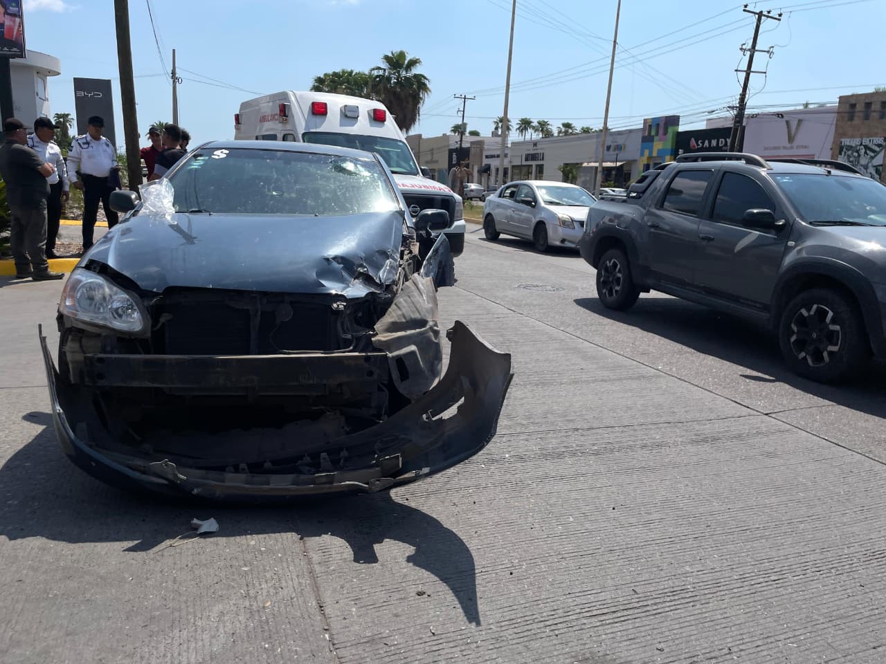 Volcadura en Los Mochis