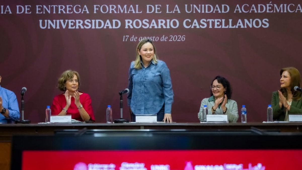 yeraldine bonilla hace entrega oficial de la universidad nacional rosario castellanos sede culiacan sinaloa