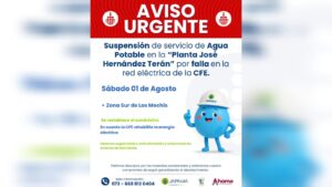 zona sur de los mochis de nuevo sufre la suspension temporal agua potable aviso