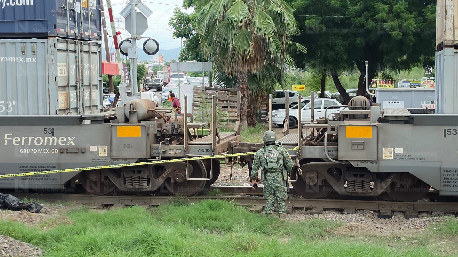 Muere repartidor tras ser arrollado por el tren en Barrancos, Culiacán