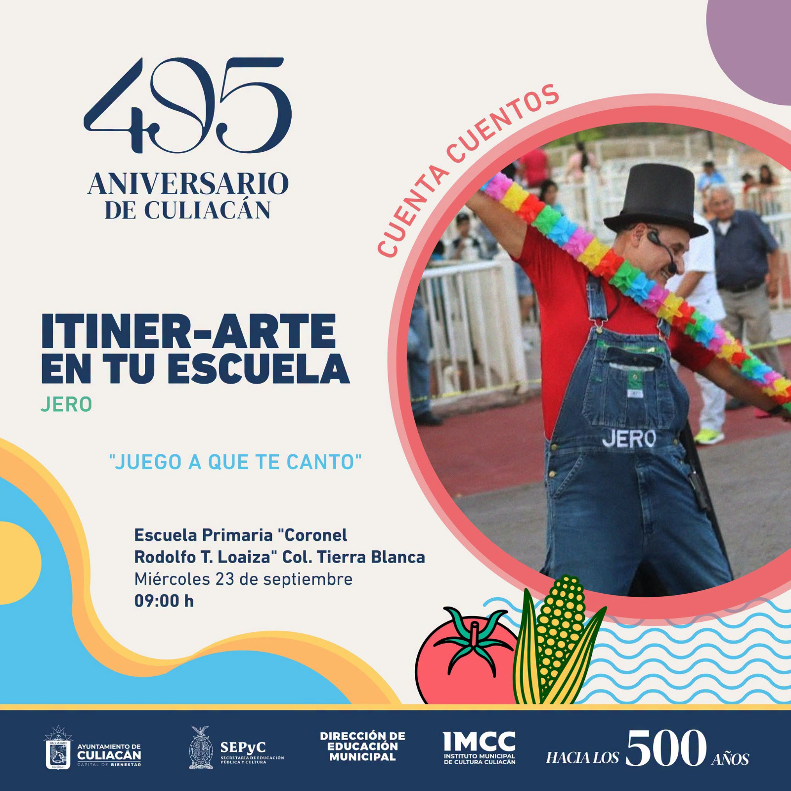 Arrancan festejos por el 495 aniversario de Culiacán con 81 actividades y cerca de 500 artistas