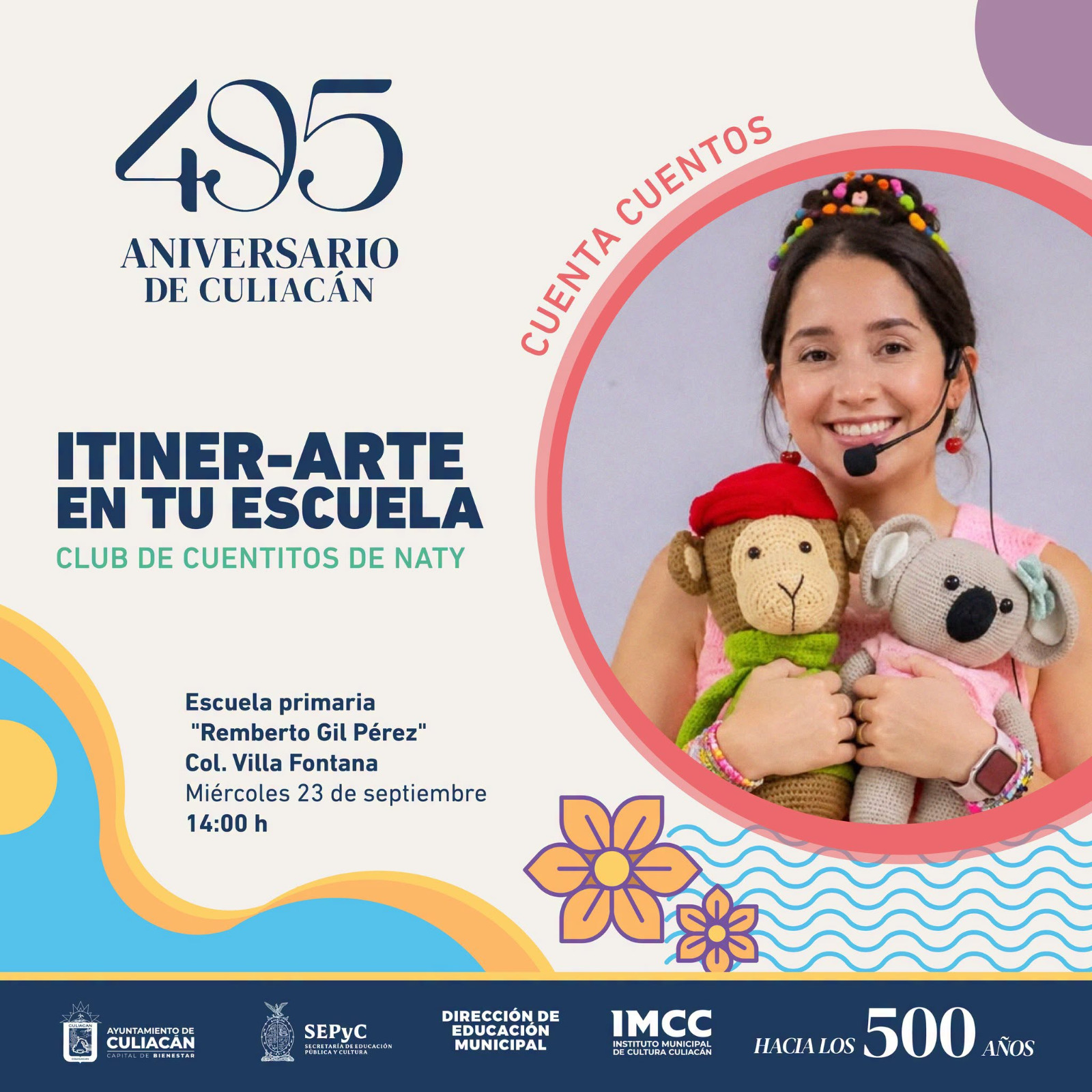 Arrancan festejos por el 495 aniversario de Culiacán con 81 actividades y cerca de 500 artistas